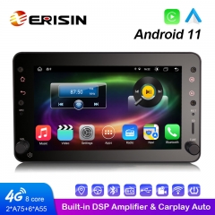 Erisin ES8620R 7 "Android 11.0 Car Media Player CarPlay e Auto 4G WiFi DSP Stereo DVD GPS Per Alfa Romeo Spider Brera 159 Sportwagon