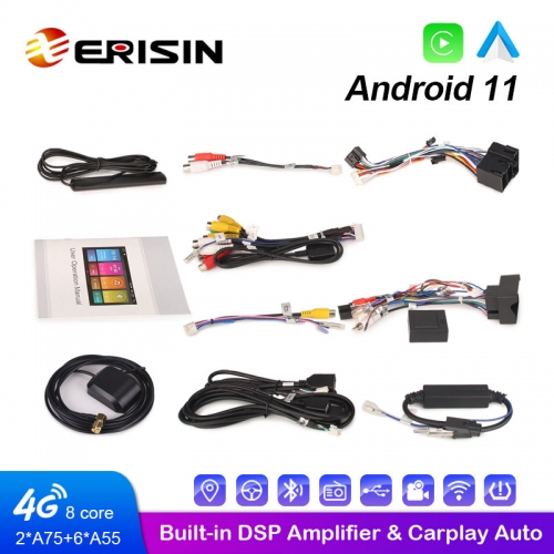 ERISIN ES2241U AUTORADIO Voiture Tablette GPS Android 11 Wifi Carplay Low  Cost EUR 208,88 - PicClick FR