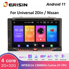 ES2737UN 2Din Universal Android 11 Car Stereo System For Nissan Car GPS DSP Carplay Auto Radio