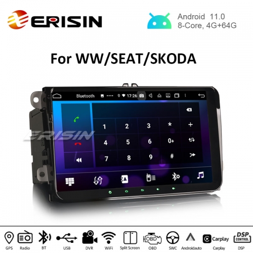 9 Car Radio Navigation GPS Carplay for Seat Leon 2 Mk2 2005 - 2012 2din  Android 12 Multimedia Video Player RDS Stereo 4G SWC BT