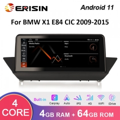 Erisin ES3684B 10.25" Android 11 Car Stereo For BMW X1 E84 IPS WiFi 4G DAB+ SatNav FM OEM RAdio CD Apple Carplay