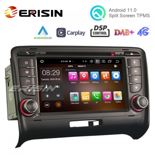 For Audi TT MK2 9 Carplay GPS Navi Android 11 Stereo Car Radio Player BT  HIFI