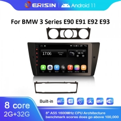 ES4190B 8-Core Android 11.0 Car Stereo GPS Radio For BMW 3 Series E90 E91 M3 E92 E93DAB+ DSP Autoradio Wireless CarPlay 4G LTE OBD Bluetooth