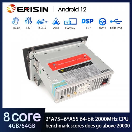 Erisin 8-Core Bluetooth Android 12 Autoradio GPS pour Alfa Romeo