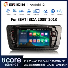 2DIN 7'' Car Radio Multimedia Video Player For Seat Ibiza 6j 2009-2013 4G  Stereo GPS Wifi DSP DVD Auto Carplay Navigation