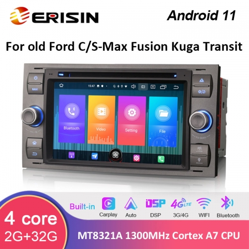 Erisin ES2766FG 7 Android 11.0 Car Stereo GPSFor Ford Fusion
