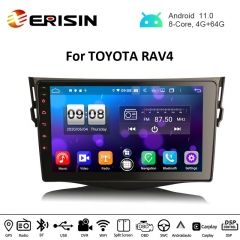 Erisin ​​​​​​​ES8734R 9" Android 11.0 Car Multimedia GPS Stereo For TOYOTA RAV4 2006-2012 CarPlay & Auto Radio GPS DSP TPMS DVR