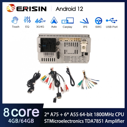7 Android 12 Radio GPS 8+128GB 2DIN 4G CarPlay+A. Auto