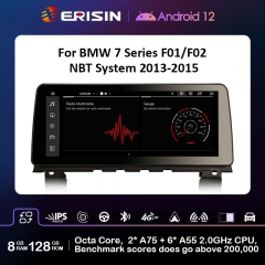 Erisin ES4601N 8G+128G Android 12 Car Stereo For BMW 7 Series F01 F02 2013-2015 NBT GPS Navigation 4G WiFi DSP IPS Screen