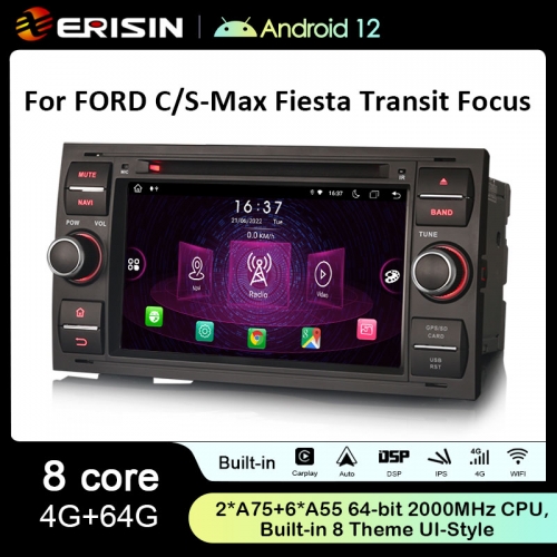 Für Ford Fiesta MK5 2006-2011 Android 12 2+32G Autoradio Carplay GPS NAVI  RDS BT