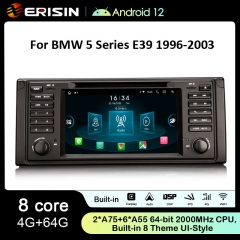 Erisin ES8939B 7" Android 12.0 Car Multimedia System CarPlay Autoradio BMW E39 E53 M5 Auto GPS TPMS DVR DAB+ DSP IPS Canbus