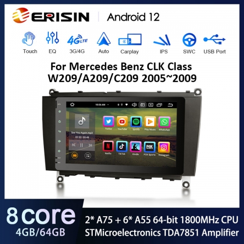 Erisin ES8584C 8 DSP Android 12.0 Auto GPS Multimedia For