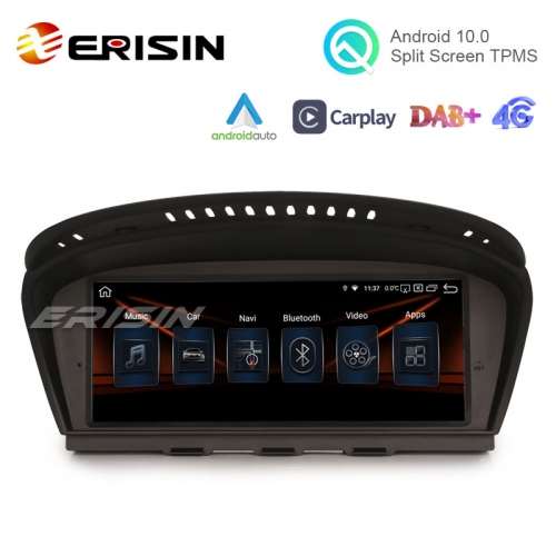 Erisin ES8159B 8.8 "IPS Tela Android 10.0 Rádio Do Carro GPS CCC Sistema OEM CarPlay Auto TPMS para BMW E90 E91 E92 E93 E60 E61 E63 E64