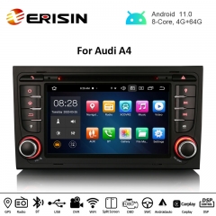 Erisin ES8178A 7" Octa-Core 64GB Android 11.0 Car DVD Player For Audi A4 SEAT EXEO Stereo CarPlay Auto GPS 4G DSP