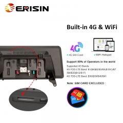 Erisin ES4670IL Android 13.0 Car Multimedia Screen Upgrade GPS For BMW X5 E70 BMW X6 E71 CIC Head Unit Carplay Auto SWC Wifi IPS DSP