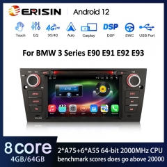 Erisin 8-Core Bluetooth 5.0 Android 12 DVD Autoradio GPS Stéréo pour BMW  Série 5 E39 X5 E53 M5 7 Écran Tactile sans Fil CarPlay Android Auto Dab+  FM Radio DSP WiFi TPMS