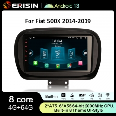 ES8950F 9" Android 13.0 Car Stereo GPS Navi For Fiat 500X Car Radio wireless CarPlay Auto 4G WiFi DAB+ BT5.0 OBD IPS DSP DTV