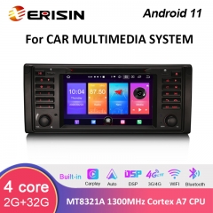 Erisin ES2739BN DPS Android 11.0 Car Stereo DVD For BMW X5 E53 5er E39 M5 CarPlay Auto Radio GPS Multimedia System