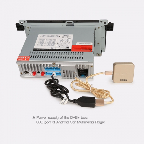 ES384 DAB Kit Antenne Amplifiée Digital Radio MCX Adaptateur DAB Plus Pour Autoradio Android 80 - Foto 8