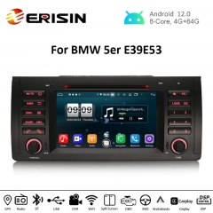 Erisin ES8753B 7" PX5 DSP Android 12.0 Car GPS DVD For BMW 5 Series E39 E53 X5 M5 CarPlay Auto 4G DAB+ WiFi Radio Stereo