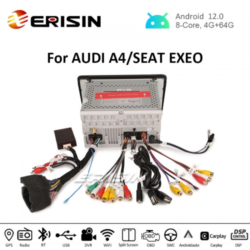 Erisin Android Auto Radio Für Audi A4 A6 - 8GB RAM 128GB Speicher