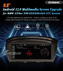 Erisin ES3860C IPS Android 12 Car Stereo GPS For BMW E90 E91 E92 E93 E60 E61 E63 E64 CCC Carplay Auto Radio WiFi 4G DSP System