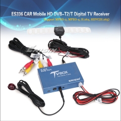 Erisin ES336 Car Mobile HD DVB-T2/T Digital TV Receiver Support MPEG-2, MPEG-4, H.264, HEVC(H.265)  USB 2.0 Remote Control