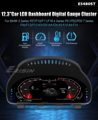 Erisin ES4805T Car LCD Dashboard Digital Gauge Cluster For BMW 5 Series GT-F07 6 Series F01/F02/F03 7 Series F06/F12/F13 Instrument Cluster Upgrade