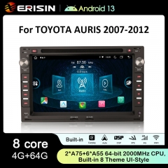 Erisin ES8909V 7" IPS Screen Android 13.0 Car DVD Player GPS 4G LTE Wireless CarPlay Auto Radio For VW Bora Passat Seat Skoda Theme UI-Style