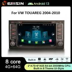 ES8906T 7" IPS Screen Android 13.0 Car Stereo GPS SatNav Radio For VW TOUAREG T5 Multivan DSP 4G LTE Wireless CarPlay Auto Bluetooth