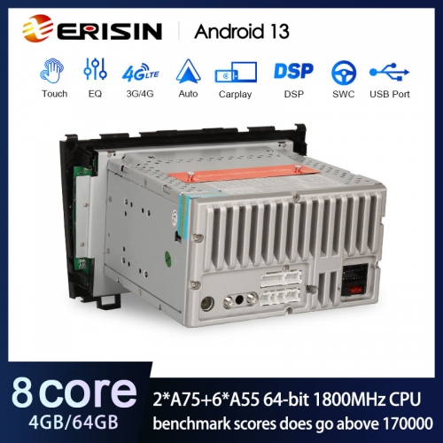 Erisin ES8859C 8-Core 64G Android 13.0 Car Stereo GPS Wireless