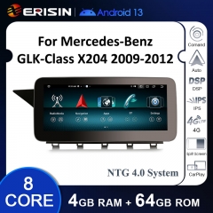 ES38GK40L IPS Android 12 Mercedes Benz GLK-Class X204 NTG 4.0 System Car Stereo Multimedia Screen Navigation Carplay 4G Net BT5.0