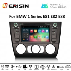 Erisin ES8140B 7" PX5 64GB Android 12.0 Car DVD CarPlay & Auto GPS 4G DAB+ DSP Satnav BMW 1 Serie E81 Hatchback E82 E88