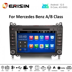 Erisin ES8121B 8" Octa-Core Android 12.0 Car DVD For Mercedes Benz Sprinter Viano Vito CarPlay Auto 4G GPS TPMS DVR DSP GPS System