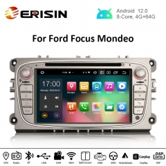Erisin ES8109FS 7" PX5 64G Android 12.0 Car DVD CarPlay & Auto GPS TPMS DAB+ DSP for Ford Mondeo Focus Galaxy S-MAX C-MAX
