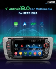 Erisin ES5722S Android 13.0 Car Stereo GPS Navigation For SEAT IBIZA Multimedia CarPlay Auto Radio DSP WiFi 4G LTE BT5.0 HD IPS-Screen