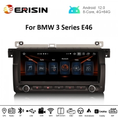 Erisin ES8146B 8.8" Android 12.0 Car Stereo for BMW E46 M3 CarPlay & Auto GPS TPMS DAB+ DSP DVR Canbus