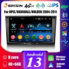 Erisin ES5708P Android 13 Car Stereo GPS Navigation For Opel Vauxhall Vivaro Astra Corsa Zafira CarPlay Auto Radio DSP WiFi 4G BT5.0 HD IPS-Screen