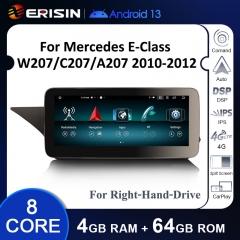 ES38E20R Right-Hand-Drive Android 13 CarPlay For Mercedes Benz E-Class W207 C207 A207 GPS Car Multimedia Player Navigation Auto Radio Stereo DSP WIFI