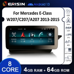 ES38E25R Right-Hand Driving Android 13 Mercedes-Benz E-Class W207 C207 A207 GPS Car Multimedia Player Navigation Wireless CarPlay Auto Radio Stereo DS