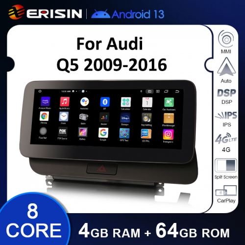 ES3875HL 10.25 Android 13.0 Car Stereo Screen Upgrade For Audi Q5