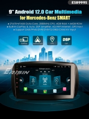ES8999S 8-Core Android 12.0 Car Stereo GPS Radio For Mercedes-Benz SMART DAB+ DSP Autoradio Wireless CarPlay 4G LTE OBD Bluetooth