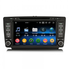 Erisin ES6726SN Android 14 Car Radio DVD for Skoda Octavia Rapid Spaceback Roomster Superb Yeti Multimedia Video Player Navigation 2Din Stereo Carplay
