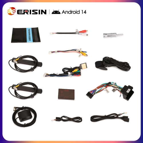 Autoradio Android 13 Avec Écran Tactile De 7 Pouces Avec Carplay Pour Mercedes Benz Classe C W203 CLC 2004-2007, Autoradio WiFi GPS USB Bluetooth, Contrôle Du Volant (8core 4GB+64GB