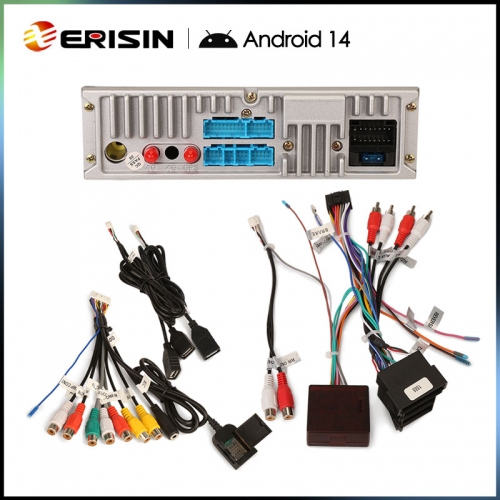 Erisin Autoradio Android 14 Per Fiat Grande Punto E Linea (2012-2016) – 8 Core 4+64GB – GPS, CarPlay Wireless, DSP, 4G, WiFi, DAB+ - 2