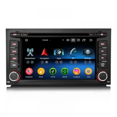 Erisin ES6732SN Android 14 Car Stereo DVD For Seat Leon 1Din Radio GPS TPMS DAB+ 4G WiFi Bluetooth 5.0 IPS DSP CarPlay Auto