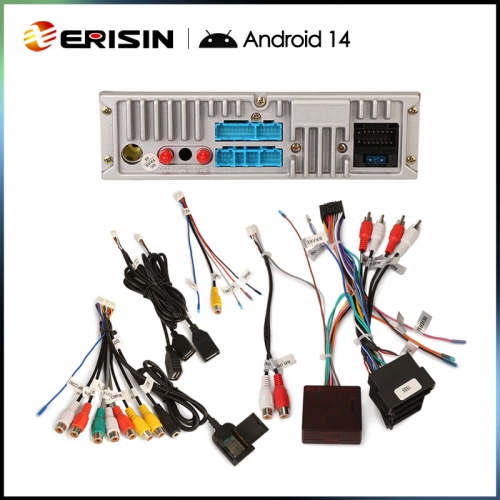 Autoradio Erisin 8-Core Android 14 Per Fiat Grande Punto E Linea – 4GB+64GB, Schermo 6.1'' IPS, GPS, CarPlay Wireless, DAB+, Bluetooth 5.0, DSP
