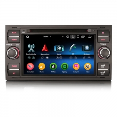 Erisin ES6766FN Android 14 Car Stereo DVD For FORD Focus II Fiesta Kuga Galaxy GPS Navi CarPlay Auto Radio DSP 4G LTE BT5.0