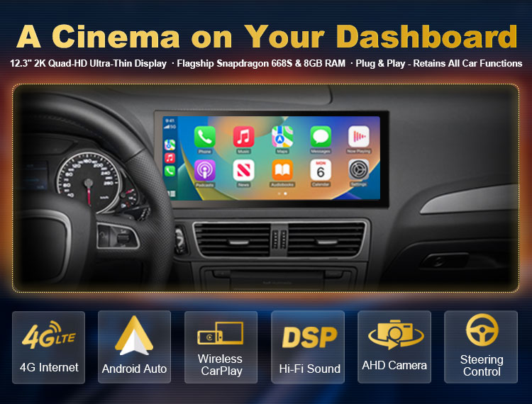 Erisin Android 14 Autoradio 8-Core 4GB+64GB DVD Radio Universale da 6.2 pollici Doppio DIN GPS Navigazione Touchscreen Supporto DAB+Wireless CarPlay Android Auto WiFi 4G AM/FM Bluetooth A2P RDS