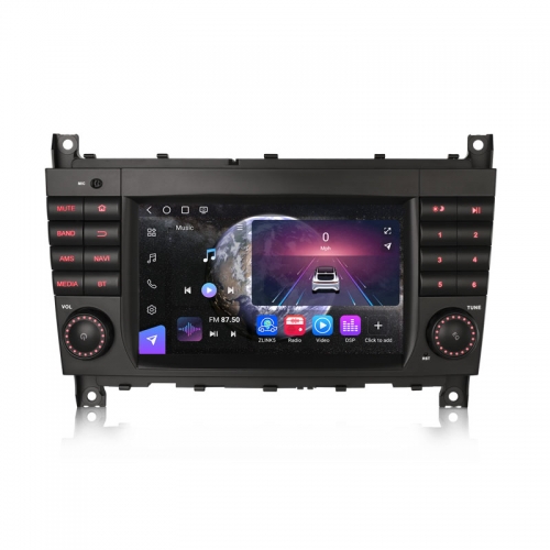 Erisin ES9069C 8+128GB Android 14 Snapdragon 8 Core Autoradio for Mercedes Class C/CLC/G W203 W463 Wireless CarPlay Wifi Bluetooth 5.1 DSP Canbus